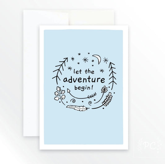 Let The Adventure Begin Card