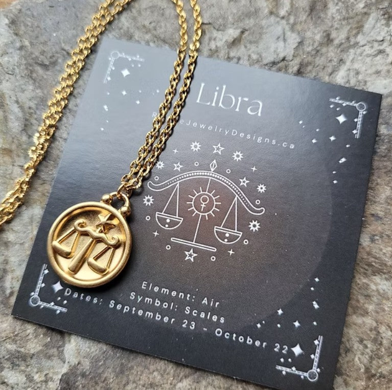 Libra Zodiac Necklace