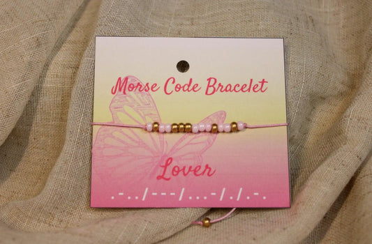 Lover Swift Morse Code Bracelet
