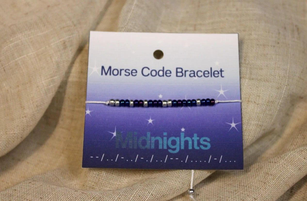Midnights Swift Morse Code Bracelet