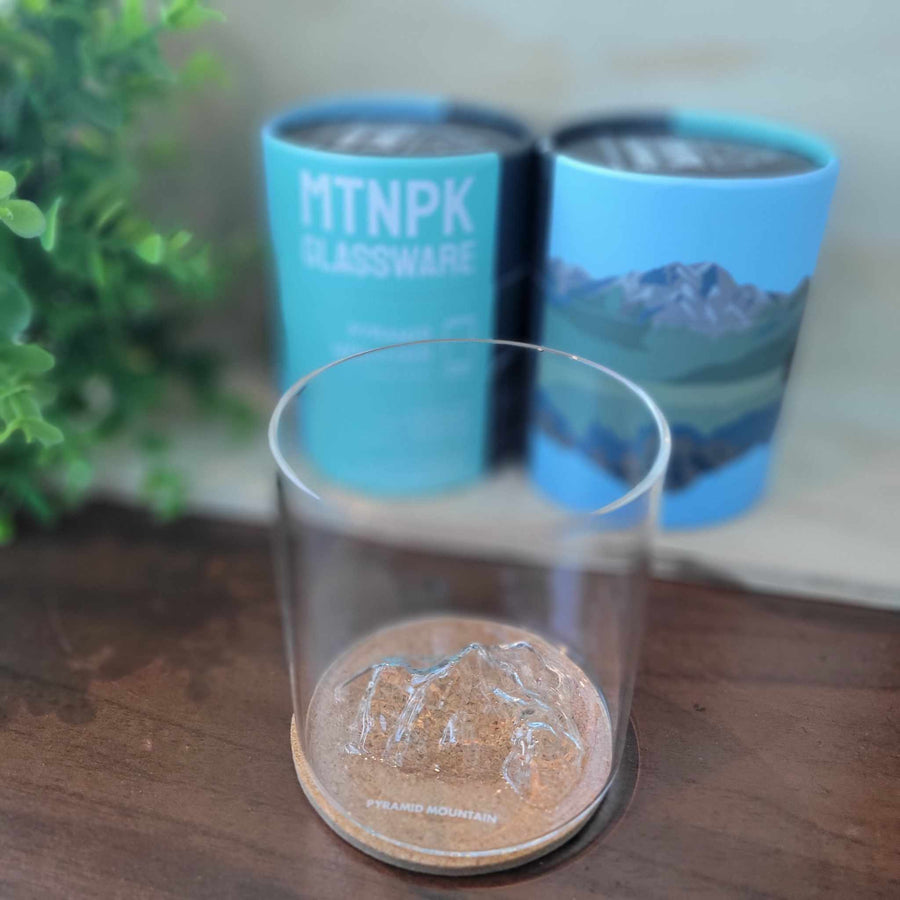 Pyramid Mountain Lake Tumbler - MTNPK Glassware