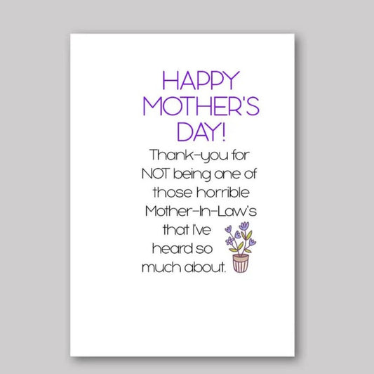 Not A Horrible MIL Card