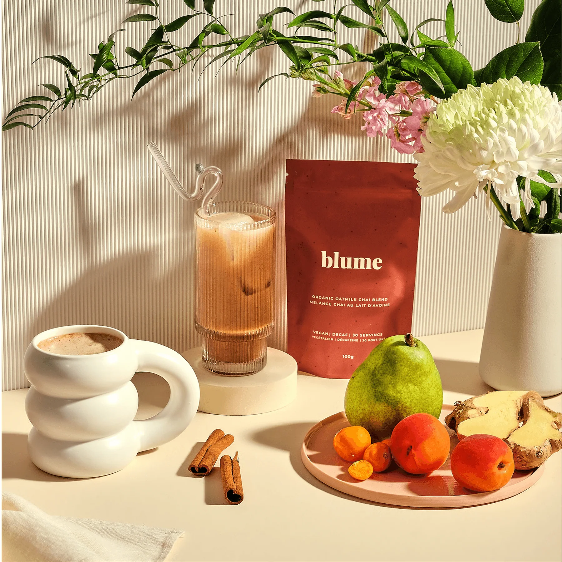 Superfood Latte Powder Oat Milk Chai Blend