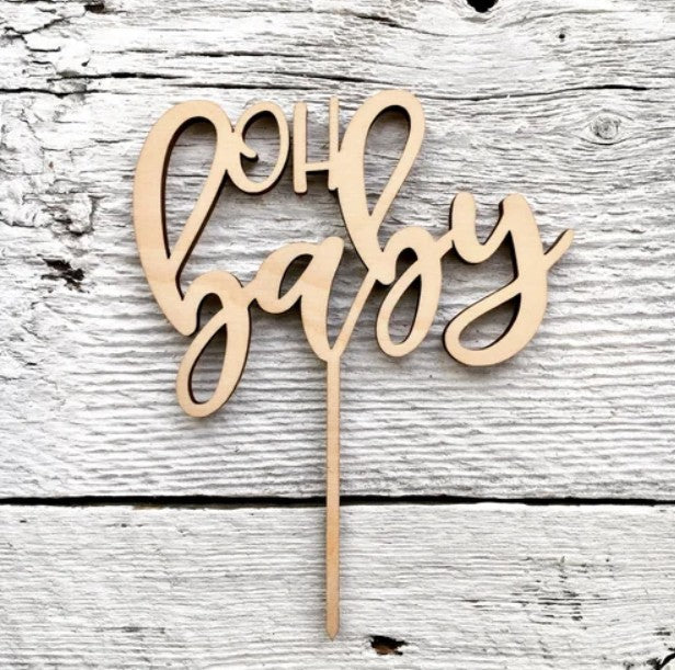 Oh Baby Cake Topper
