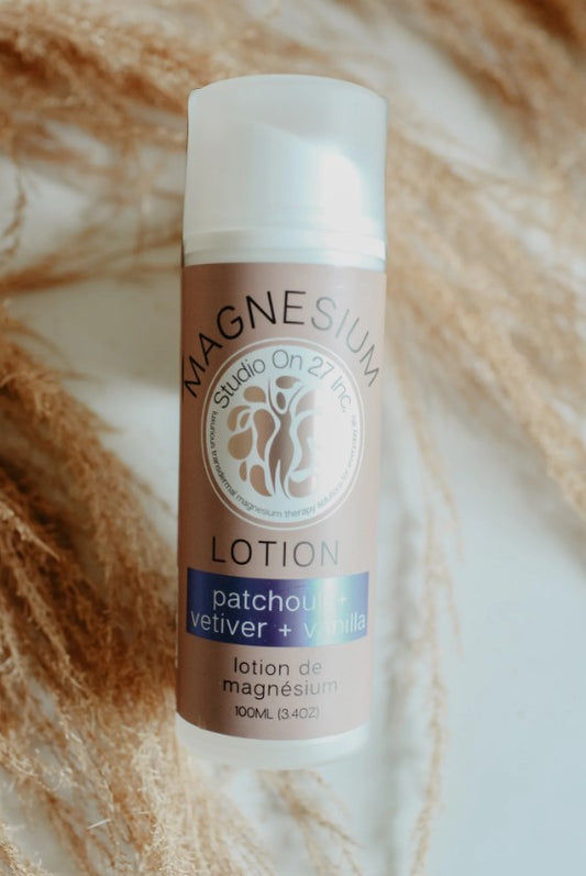 Patchouli, Vetiver & Vanilla Magnesium Lotion