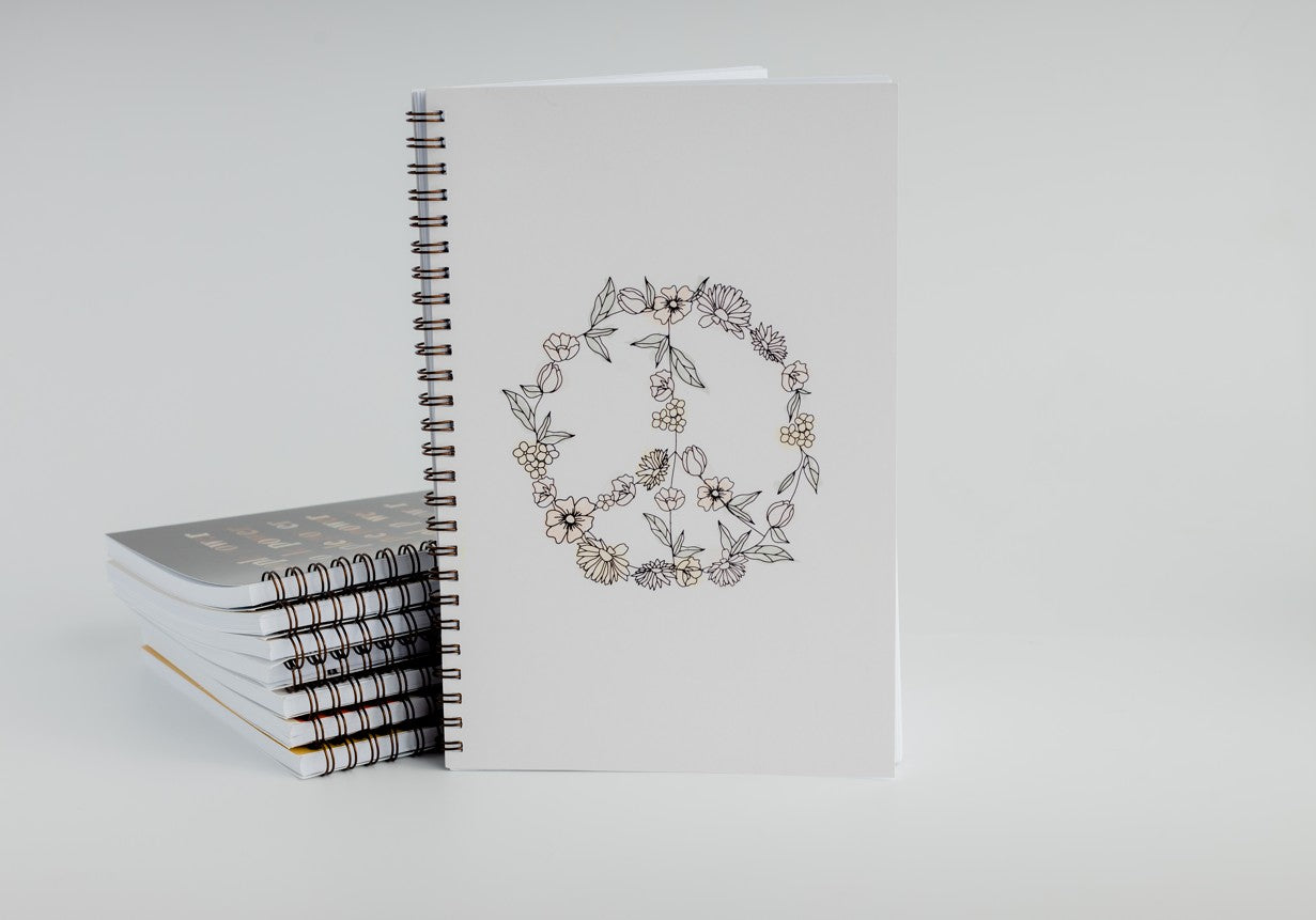 Peace Sign Rectangle Ntoebook