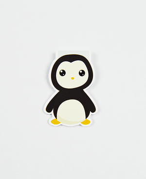 These magnetic bookmarks are the perfect companion and work great for novels, textbooks, planners and more! Simply drop these magnet clips over the page you wish to mark. You will never lose your page again with these bookmarks. This bookmark is shaped like a penguin