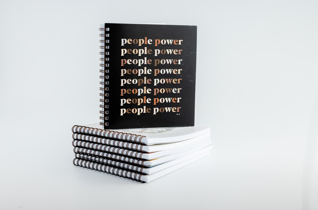 People Power Square Notebook