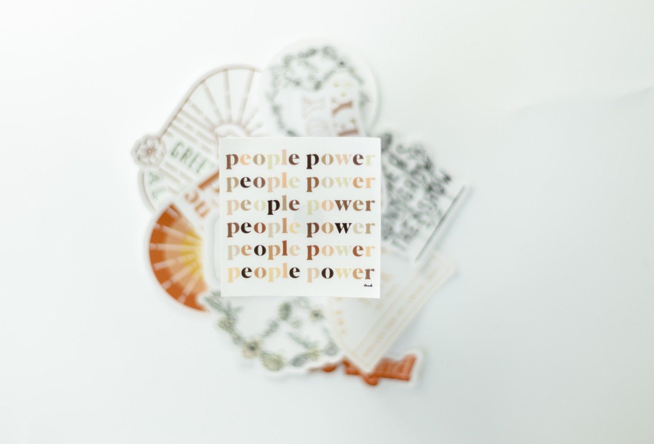 People Power Sticker