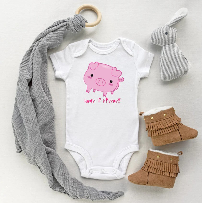 Pig Hugs & Kisses Onesie