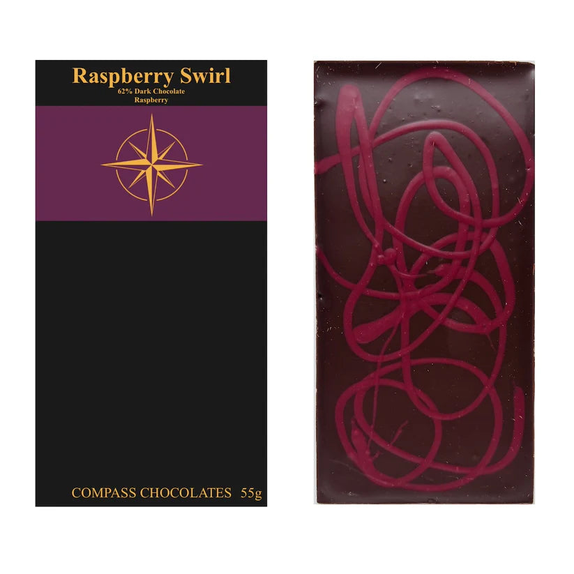 Raspberry Swirl Chocolate Bar