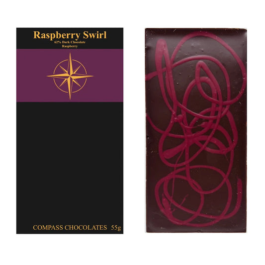 Raspberry Swirl Chocolate Bar