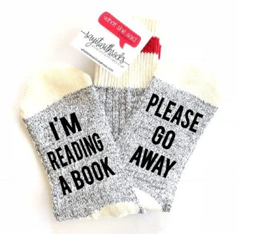 Reading A Book Socks