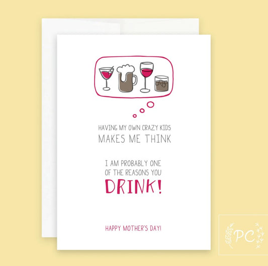 Reasons You Drink Card