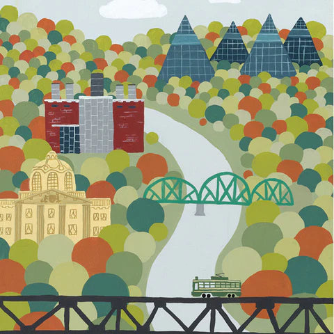 Edmonton River Valley Art Print