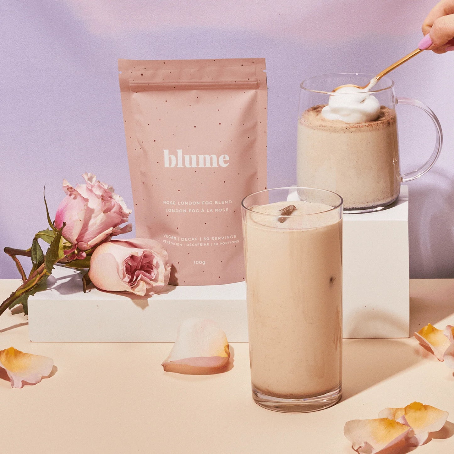 Superfood Latte Powder Rose London Fog Blend