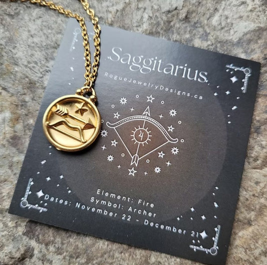 Sagittarius Zodiac Necklace