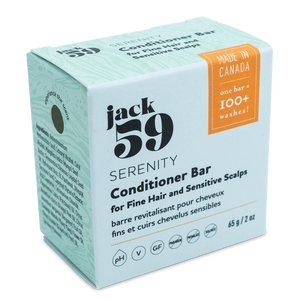 This vegan, gluten free conditioner bar is ideal for fine hair and sensitive skin with low comedogenic factor and a very low chance of breakouts. The bad can last 100+ washes.