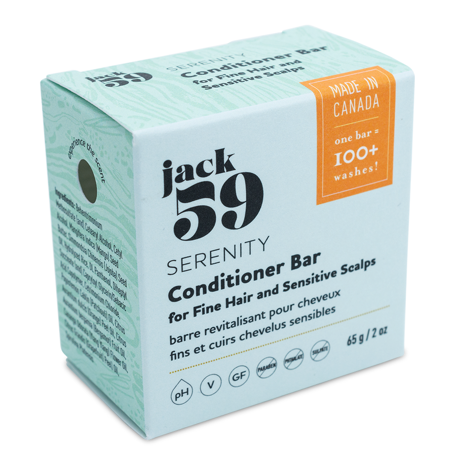 This vegan, gluten free conditioner bar is ideal for fine hair and sensitive skin with low comedogenic factor and a very low chance of breakouts. The bad can last 100+ washes.