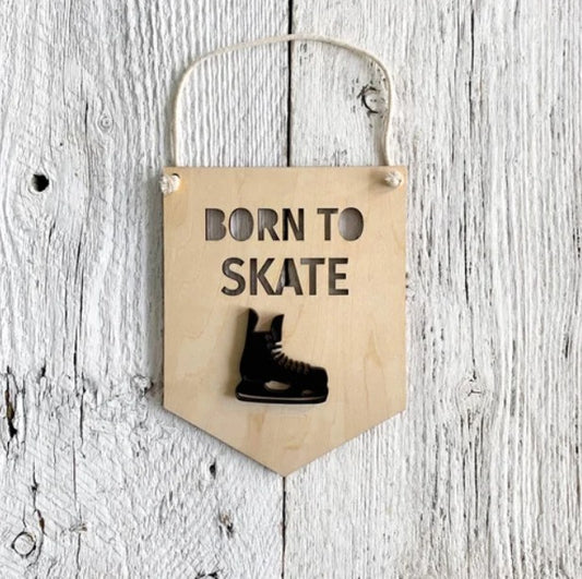 Born To Skate 3D Wall Hanging