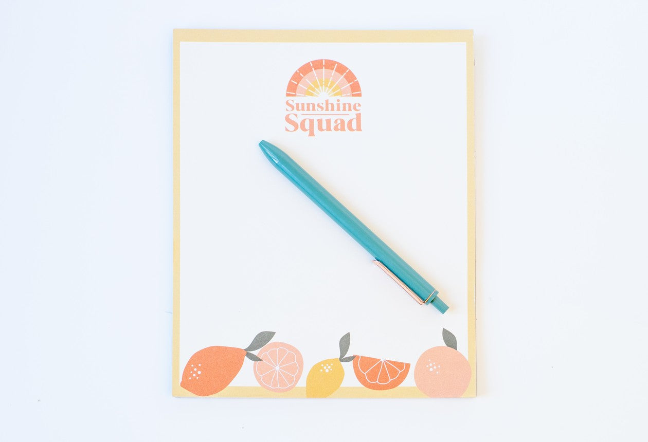 Sunshine Squad Notepad