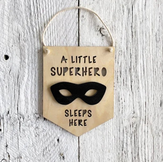 Superhero 3D Wall Hanging