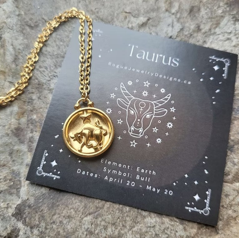 Taurus Zodiac Necklace