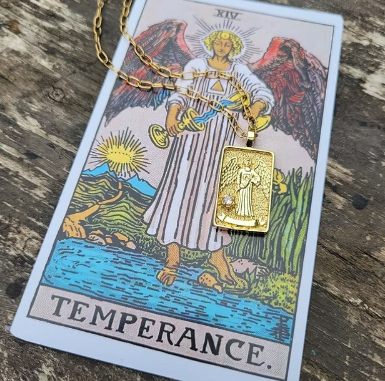 Temperance Tarot Necklace