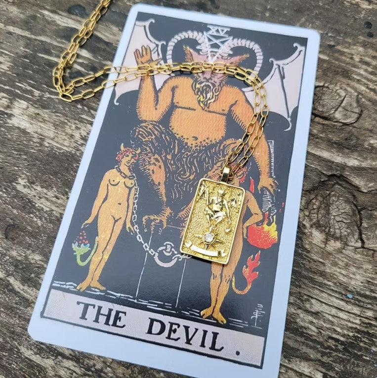 The Devil Tarot Necklace