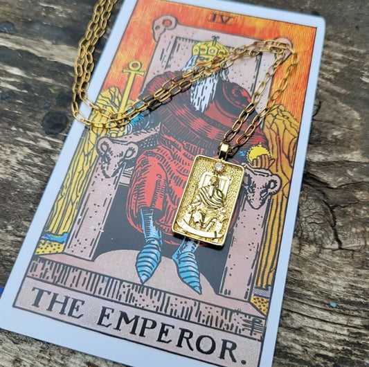 The Emperor Tarot Necklace