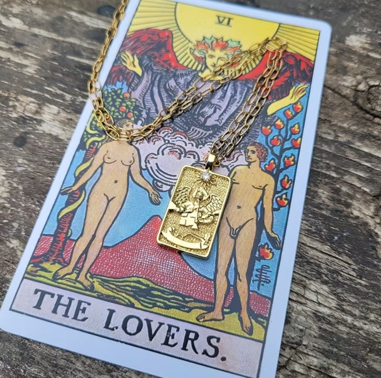 The Lovers Tarot Necklace