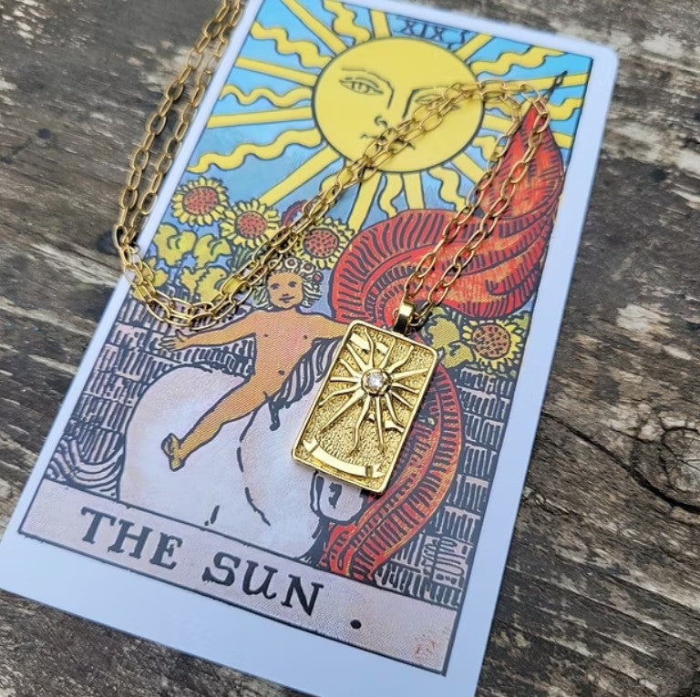 The Sun Tarot Necklace