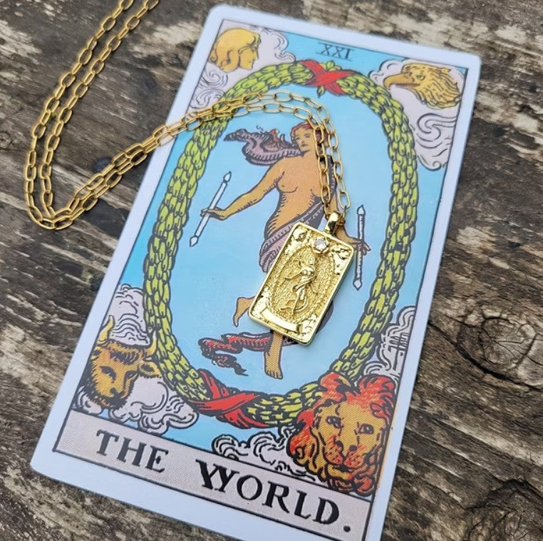 The World Tarot Necklace