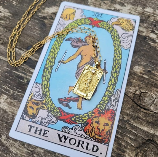 The World Tarot Necklace
