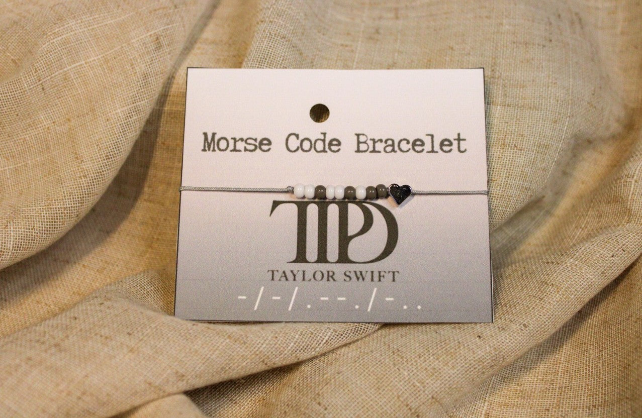 TTPD Swift Morse Code Bracelet