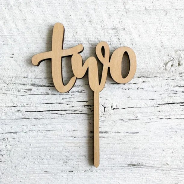 Two Cake Topper