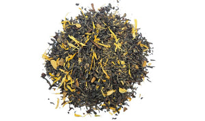 Ingredients: Black Tea, Ginger, Cinnamon, Cardamom, Clove, Nutmeg, Calendula Petals, Natural Flavours