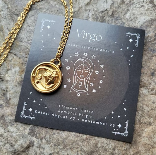 Virgo Zodiac Necklace