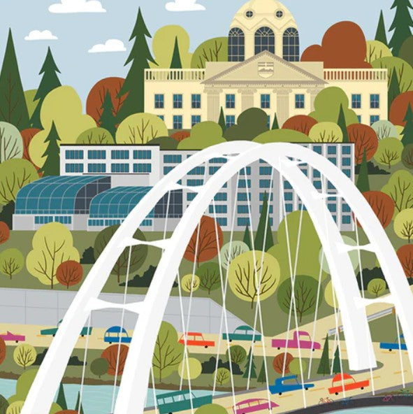 Edmonton Walterdale Crossing Art Print