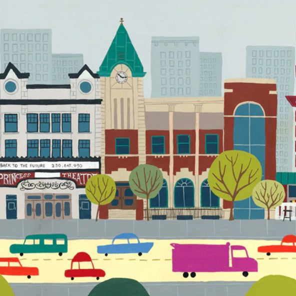 Edmonton Whyte Ave Art Print