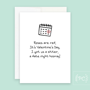 Roses Are Red A Date Night Hooray / Card - Prairie Chick Prints