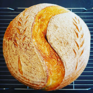 Loaf of sourdough made using the Summit Sourdough starter.