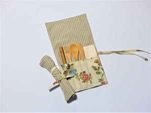 Florals Roll Up Cutlery Kit - Earth Warrior Lifestyle