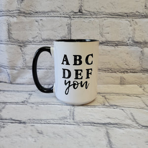 ABCDEF You / 15oz Mug - All Decked Out