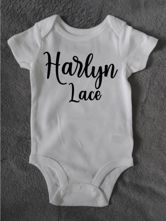 Custom Name Onesie (Style 1) - All Decked Out Events