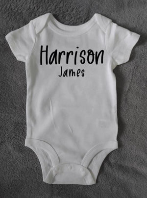 Custom Name Onesie (Style 4) - All Decked Out Events