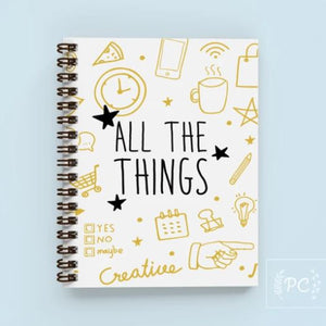 All The Things Notebook - Prairie Chick Prints