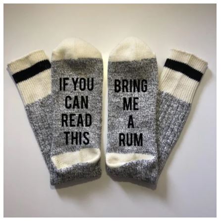 Bring Me A Rum Socks - What She Said Creatives