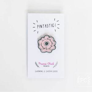Delicate Fucking Flower Pin - Prairie Chick Prints