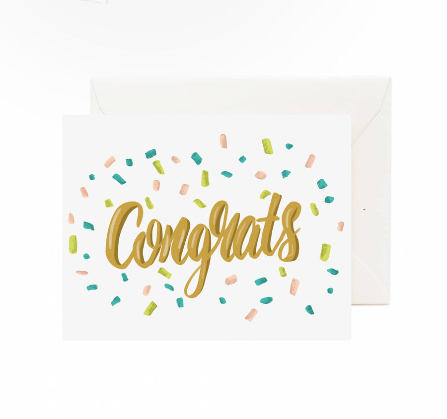Congrats Confetti Card - Jaybee Design